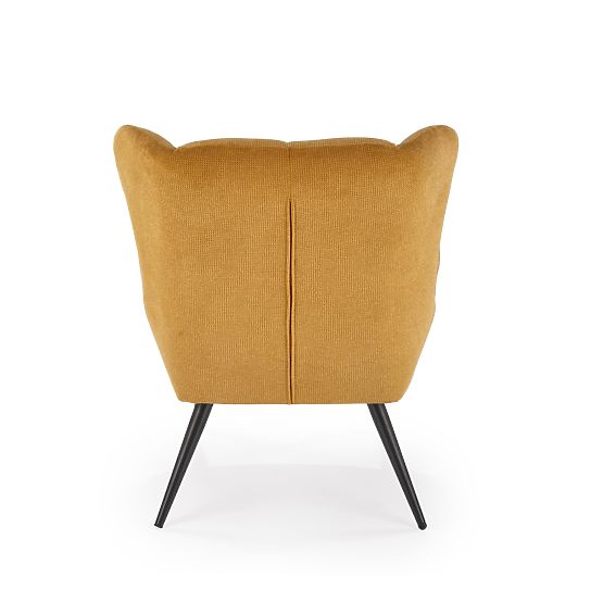 Fotel relaksacyjny BYRON - musztardowy