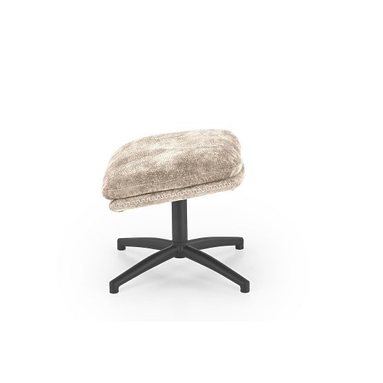 Fotel relaksacyjny DARIO z podnóżkiem i funkcją bujania, beżowy (1p=1szt)