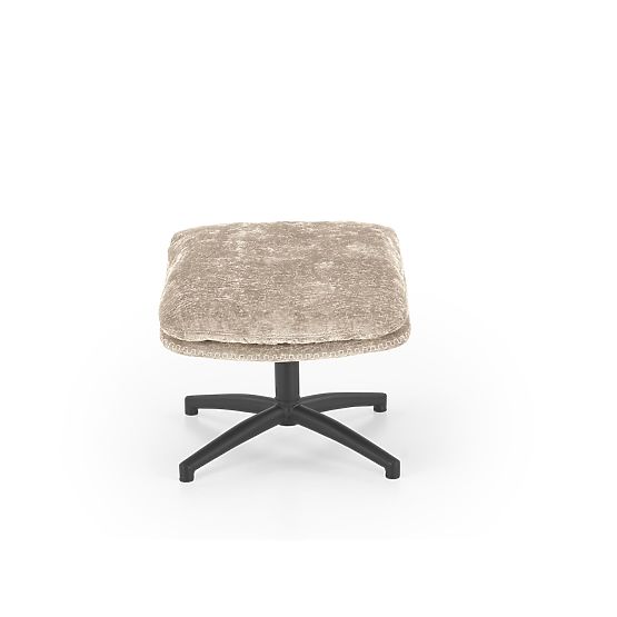 Fotel relaksacyjny DARIO z podnóżkiem i funkcją bujania, beżowy (1p=1szt)