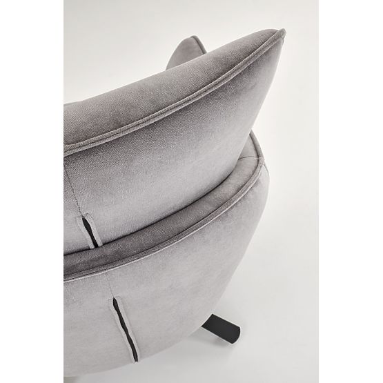 Fotel relaksacyjny SCAMPI, szary (1p=1szt)