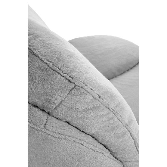 Fotel relaksacyjny SHELL, szary (1p=1szt)