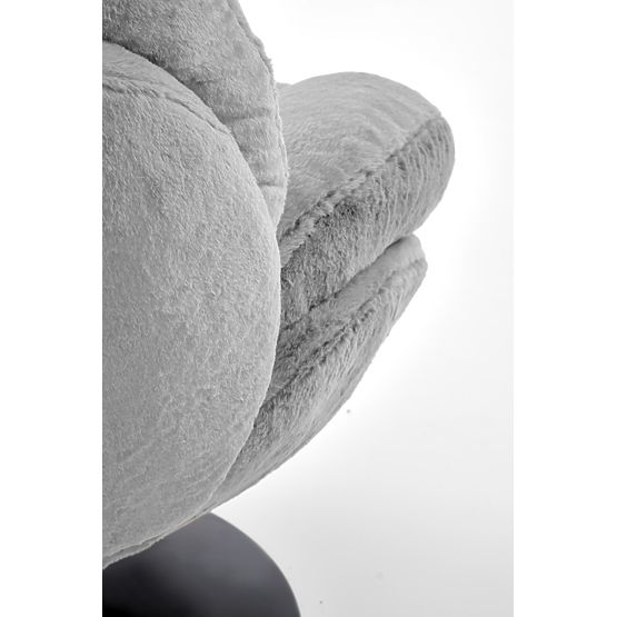 Fotel relaksacyjny SHELL, szary (1p=1szt)