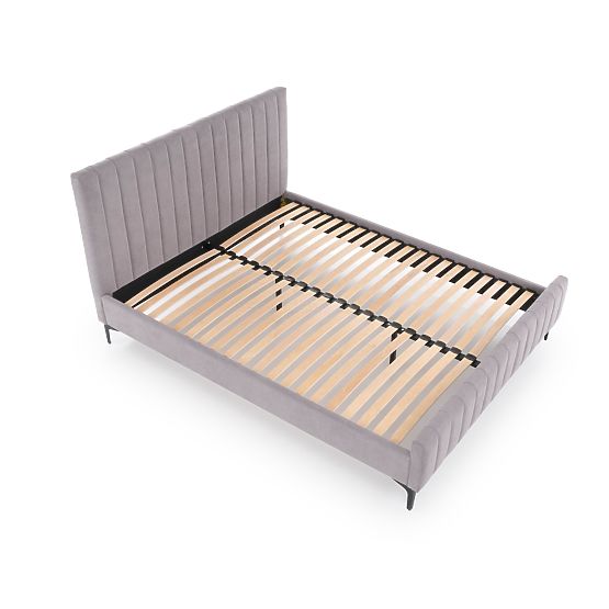 FRANCESCA 160, łóżko, jasnoszary (3p=1szt)