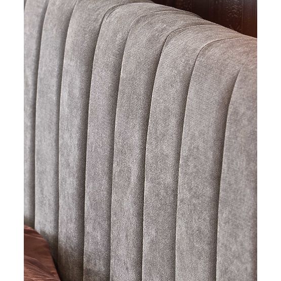 FRANCESCA 160, łóżko, jasnoszary (3p=1szt)