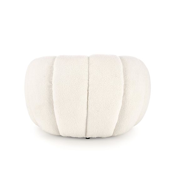 GASPAR kremowy fotel relaksacyjny (1p=1szt)