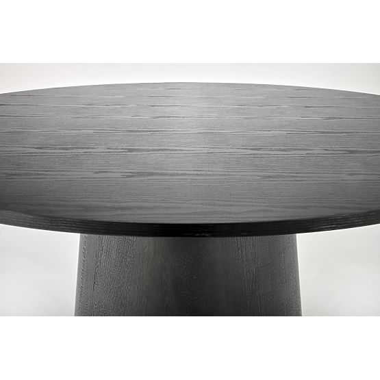 GINTER okrągły stół, czarny (2p=1ks)