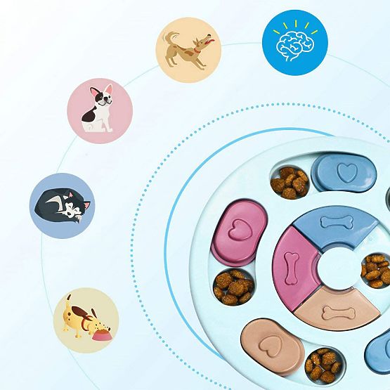 Gra Puzzle zabawka dla psa i kota Pluto morska