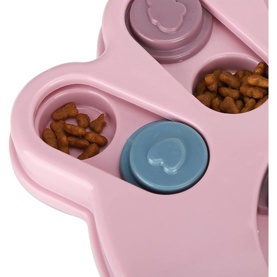 Gra Puzzle zabawka dla psa kota Brady różowa