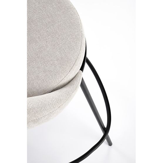 H118 beżowe krzesło barowe