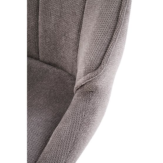 H122 krzesło barowe nogi - czarne, siedzisko - szare (1p=2szt)