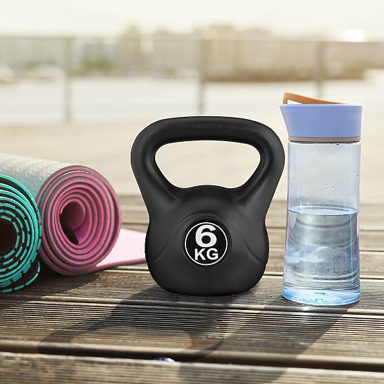 Hantla kettlebell 6 kg do ćwiczeń kula obciążeniowa fitness ModernHome