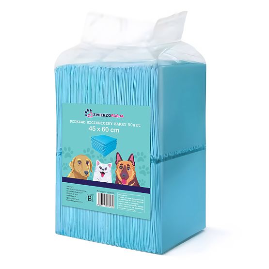 Higieniczne podkładki dla zwierząt BARRY 50 szt.