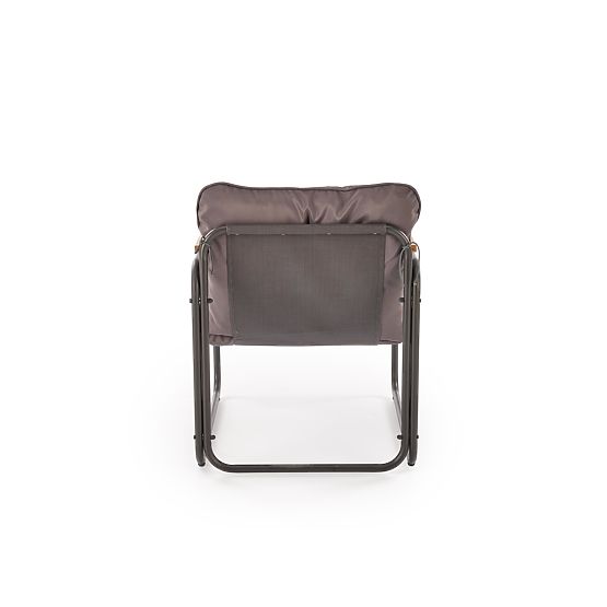 HUDSON, zestaw ogrodowy (sofa, 2x fotel, stolik), szary / brązowy (1p=1zestaw)