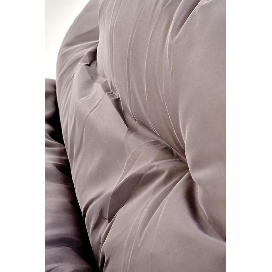 HUDSON, zestaw ogrodowy (sofa, 2x fotel, stolik), szary / brązowy (1p=1zestaw)