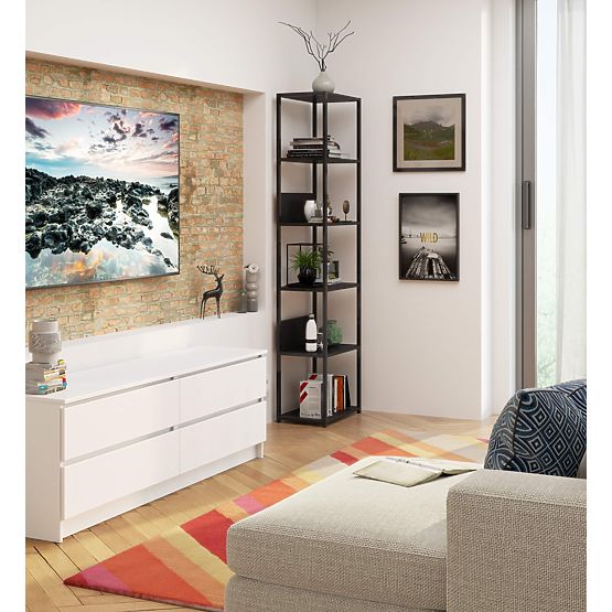 INDUSTRIALNY REGAŁ 500 CZARNY/CZARNY