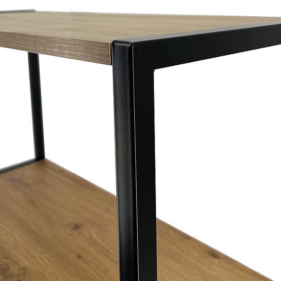 INDUSTRIALNY REGAŁ 700 CZARNY/DĄB ARTISAN