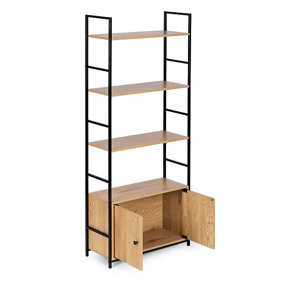 Industrialny regał loftowy z szafką 4 półki ModernHome