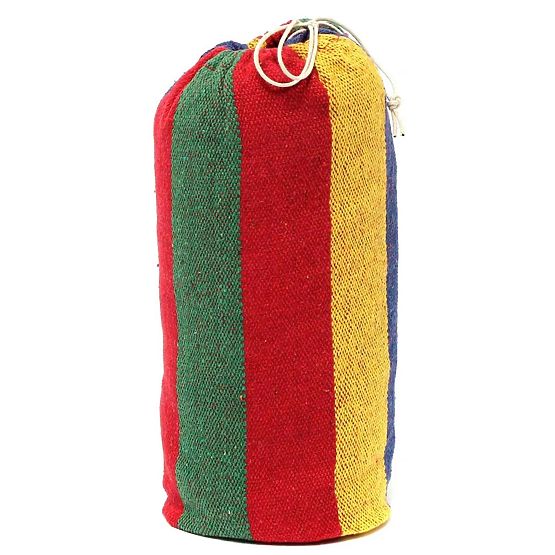 Jednoosobowy hamak z drążkiem 40cm 400257 Czerwony