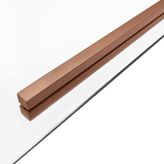 Kabina prysznicowa SOLAR Szczotkowana Miedź 90x90