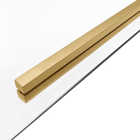 Kabina prysznicowa SOLAR ZŁOTY Szczotkowany 120x90