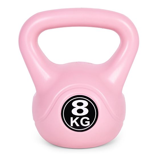 Kettlebell hantel 8 kg do ćwiczeń różowy ModernHome