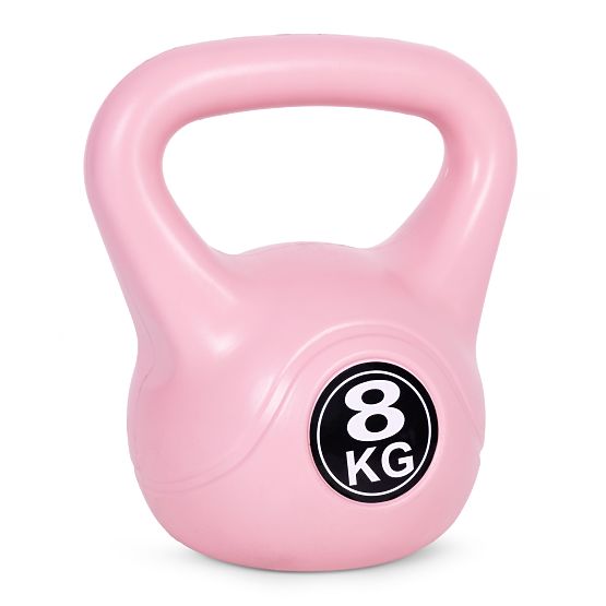 Kettlebell hantel 8 kg do ćwiczeń różowy ModernHome