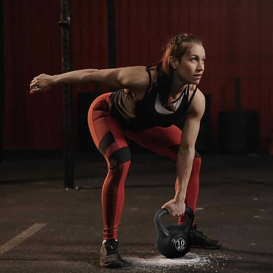 Kettlebell hantla 10 kg do ćwiczeń hantla kula ciężar waga fitness ModernHome