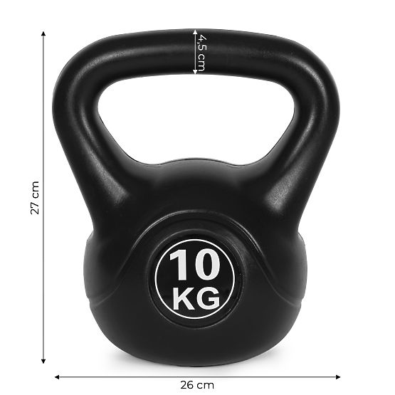 Kettlebell hantla 10 kg do ćwiczeń hantla kula ciężar waga fitness ModernHome