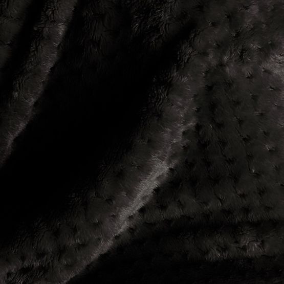 Koc SHLEEPY czarna z wzorem żakardowym styl klasyczny 130x180