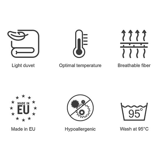 Kołdra INEZ kolor biały caro styl klasyczny decoking