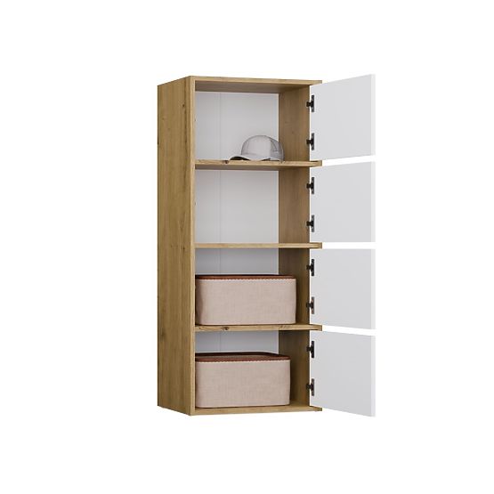 Komoda ALMA Front BIAŁY Korpus DĄB ARTISAN