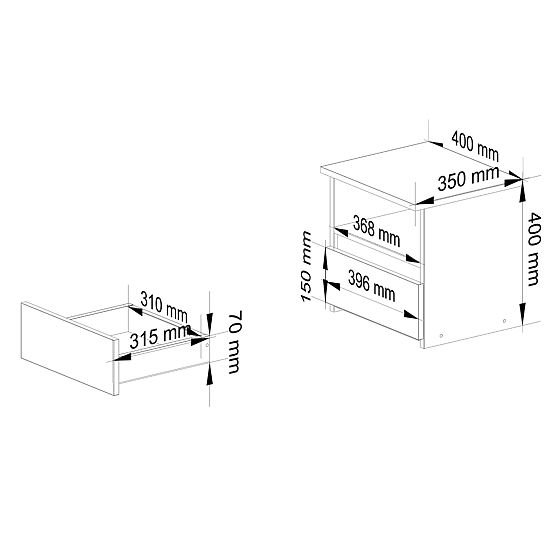 KOMODA CL1 PK BIAŁA