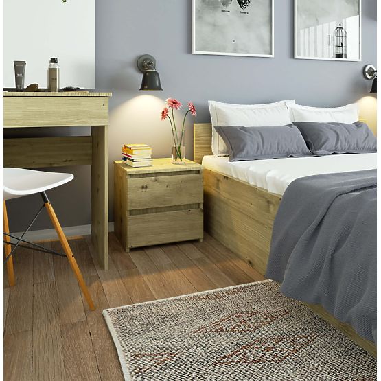 Szafka nocna CL2 2SZ CLP PK DĄB ARTISAN