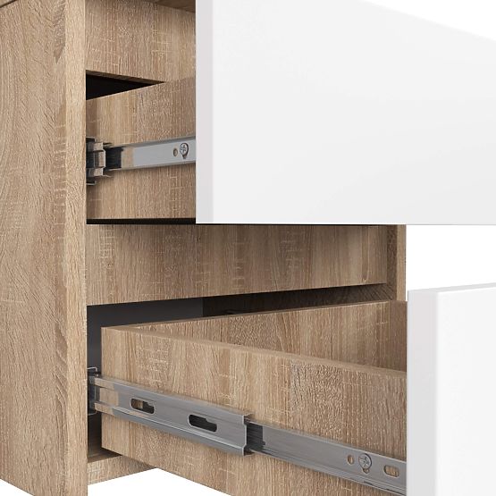 KOMODA CL2 2SZ CLP PK DĄB SONOMA / BIAŁA