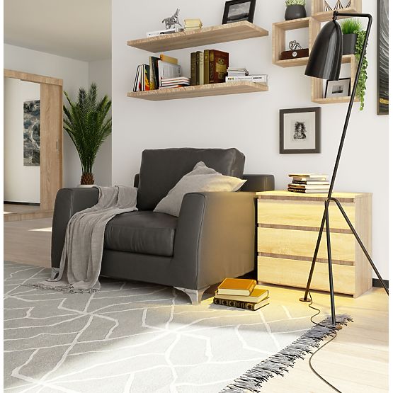 KOMODA CL3 3SZ CLP PK DĄB SONOMA