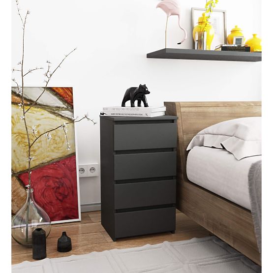 KOMODA CL4 PK GRAFITOWY SZARY