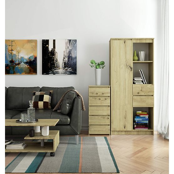 KOMODA CL5 PK DĄB ARTISAN