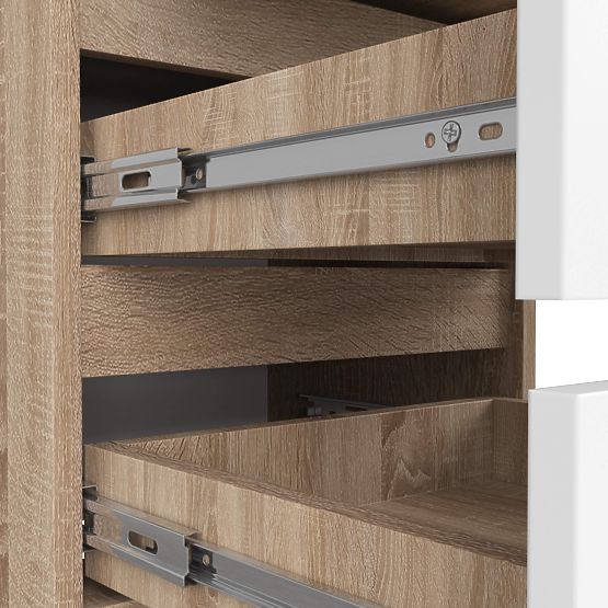 KOMODA CL6 PK DĄB SONOMA / BIAŁA