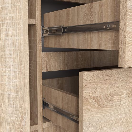 KOMODA K100 2D 3SZ PK DĄB SONOMA