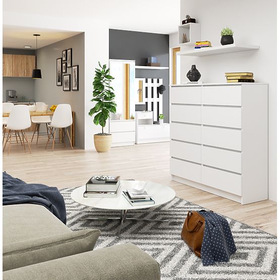 KOMODA K120 10SZ CLP PK BIAŁA