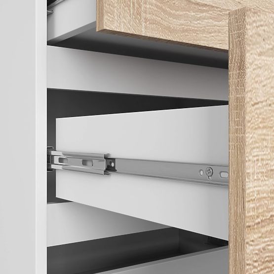 KOMODA K120 10SZ CLP PK BIAŁA / SONOMA