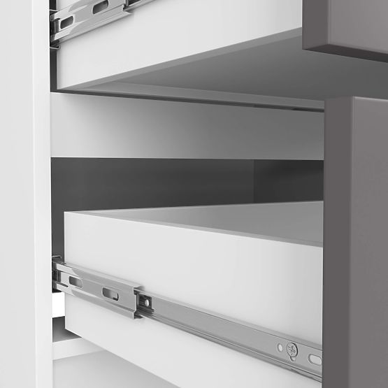 KOMODA K120 4SZ CLP PK BIAŁA / SZARA