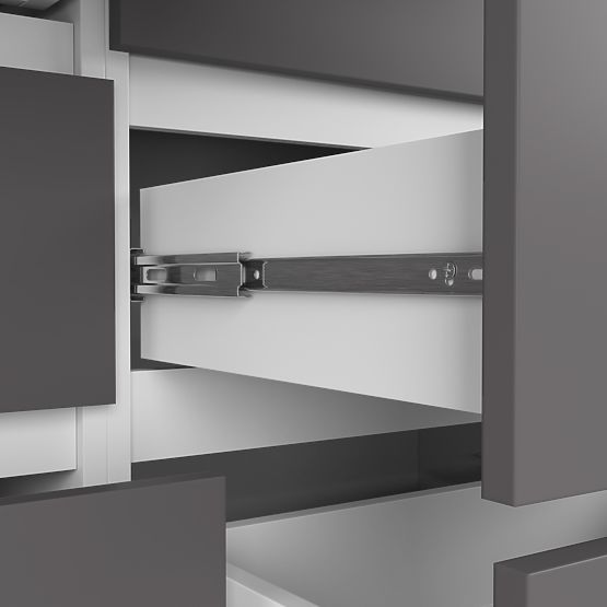 KOMODA K120 8SZ PK BIAŁA / SZARA