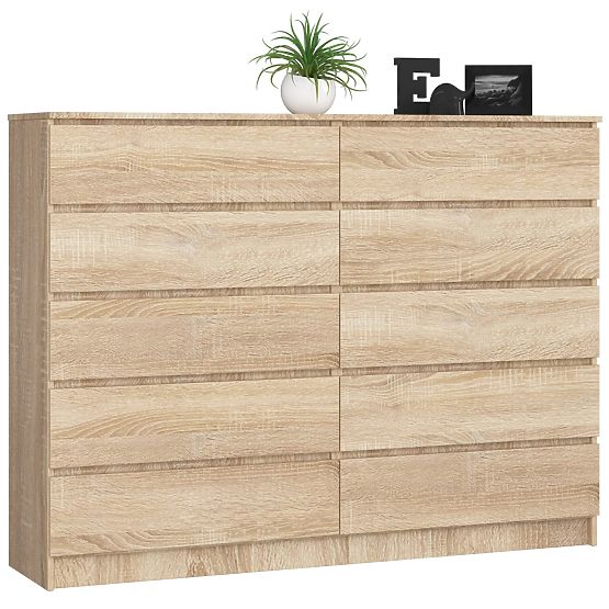 KOMODA K160 10SZ CLP PK DĄB SONOMA