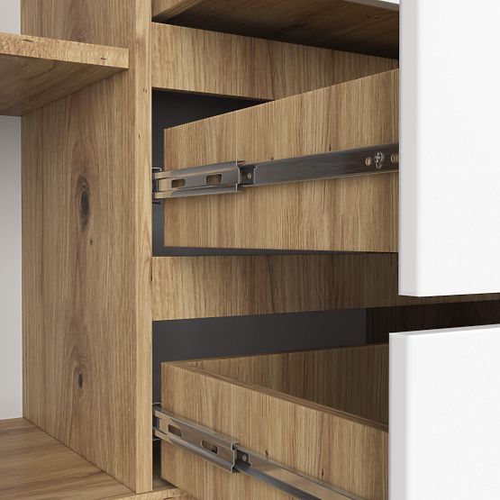 KOMODA K160 2D 4SZ CLP PK ARTISAN / BIAŁA