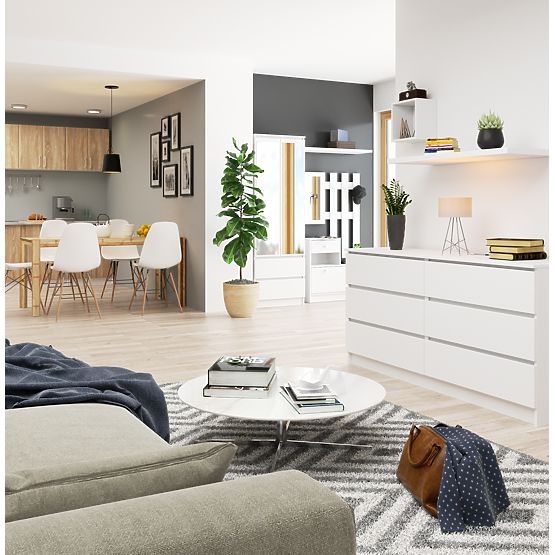 KOMODA K160 6SZ CLP PK BIAŁA