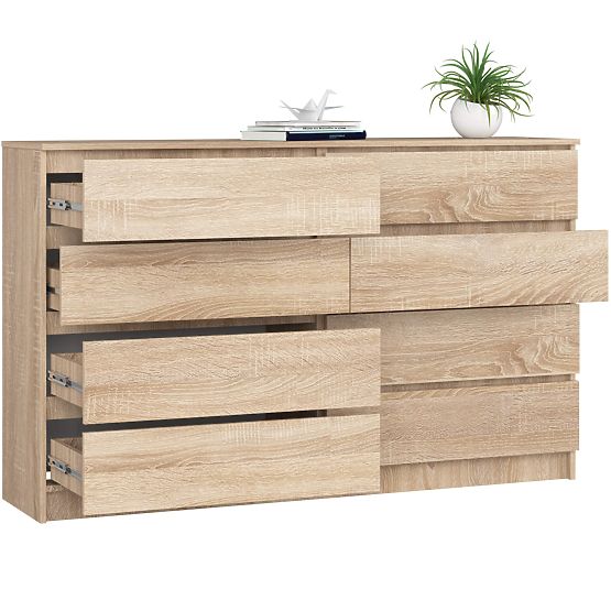 KOMODA K160 8SZ CLP PK DĄB SONOMA