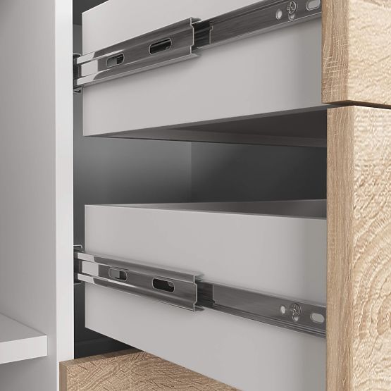 KOMODA K45 PK BIAŁA / DĄB SONOMA