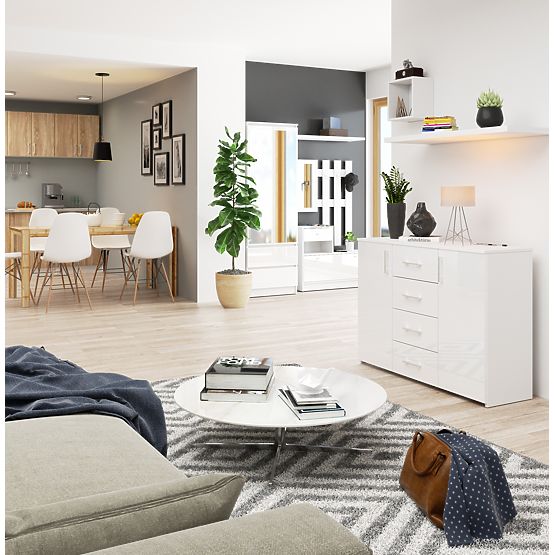 KOMODA K45 PK BIAŁY POŁYSK