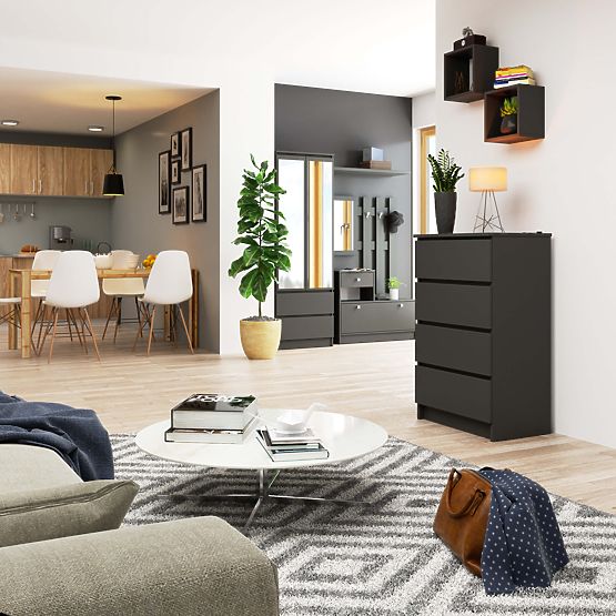 KOMODA K60 4SZ CLP GRAFIT SZARY